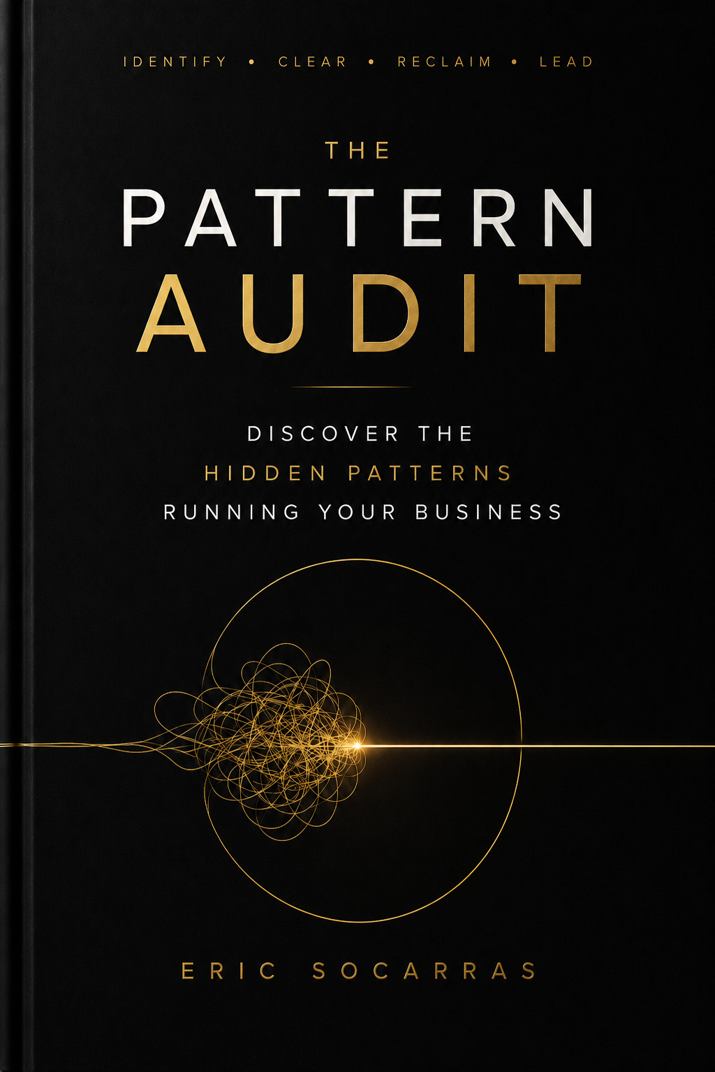 The Pattern Audit workbook cover by Eric Socarras